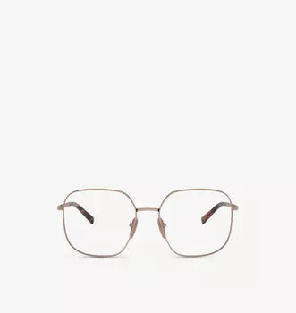 Солнцезащитные очки Pra59V в квадратной оправе из стали Prada, розовый