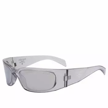 Солнцезащитные очки Prada Eyewear A19S Sunglasses, цвет Transparent Grey & Light Grey