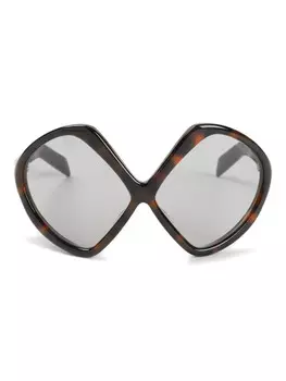 Солнцезащитные очки Prada Eyewear Runway, коричневый