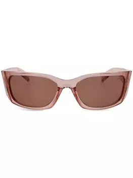 Солнцезащитные очки Prada Eyewear Shield, розовый