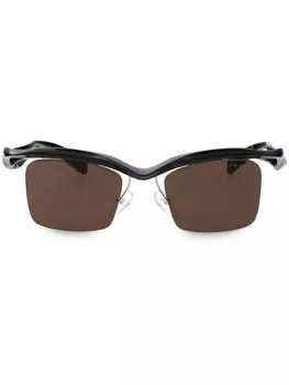 Солнцезащитные очки Prada Eyewear в квадратной оправе, черный