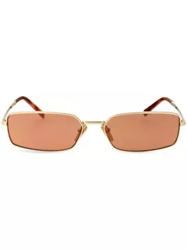 Солнцезащитные очки Prada Eyewear в квадратной оправе, золотой