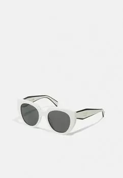 Солнцезащитные очки Prada, кремово-белые