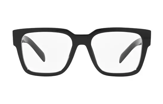 Солнцезащитные очки Prada квадратные, черный