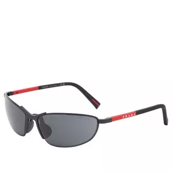 Солнцезащитные очки Prada Linea Rossa 55zs Prada Eyewear, черный