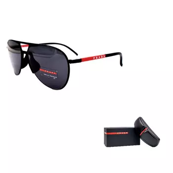 Солнцезащитные очки Prada Linea Rossa мужские, черный