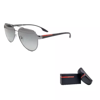 Солнцезащитные очки Prada Linea Rossa Pilot-frame, серый