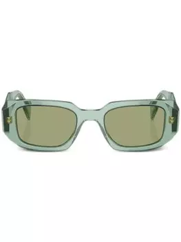 Солнцезащитные очки Prada PR 17WS в прямоугольной оправе Prada Eyewear, зеленый