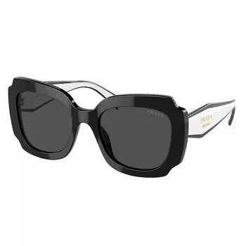 Солнцезащитные очки Prada SPR 16Y, темно-серый/черный/белый