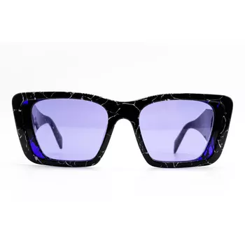 Солнцезащитные очки Prada Tortoise, черный/фиолетовый