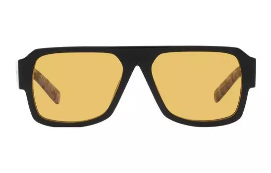 Солнцезащитные очки Prada тонированные, черный