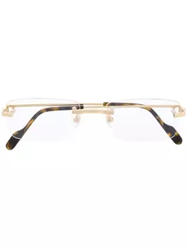 Солнцезащитные очки Premire de Cartier в прямоугольной оправе Cartier Eyewear, белый