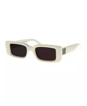 Солнцезащитные очки прямоугольной формы в стиле ретро arthur 10107 Off White, белый