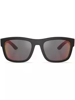 Солнцезащитные очки PS 01ZS Prada Linea Rossa, черный