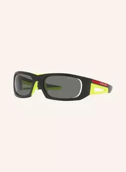 Солнцезащитные очки ps 02ys PRADA LINEA ROSSA, цвет 17G02G - SCHWARZ MATT/GRAU POLARISIERT