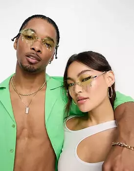 Солнцезащитные очки Public Desire, желтый