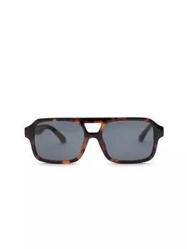 Солнцезащитные очки Pull&Bear, коньяк/черный