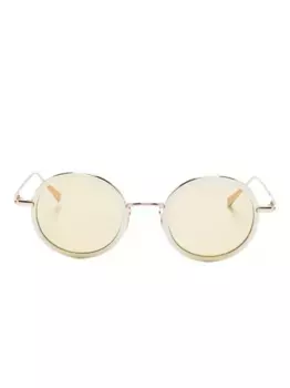 Солнцезащитные очки Rachel в круглой оправе Megane and Me, белый