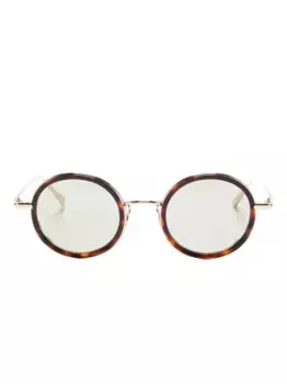 Солнцезащитные очки Rachel в оправе черепаховой расцветки Megane and Me, коричневый