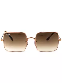 Солнцезащитные очки Ray-Ban 1971 в квадратной оправе, золотой