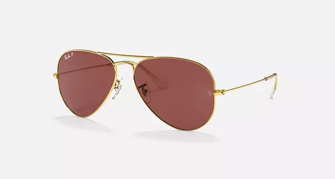 Солнцезащитные очки Ray-Ban AVIATOR CLASSIC, фиолетовый
