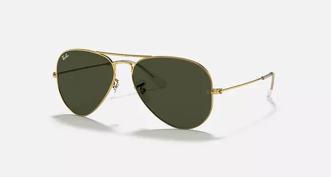 Солнцезащитные очки Ray-Ban AVIATOR CLASSIC, зеленый классический