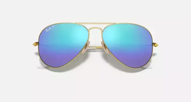 Солнцезащитные очки Ray-Ban AVIATOR FLASH LENSES, синий