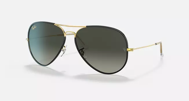 Солнцезащитные очки Ray-Ban AVIATOR FULL COLOR LEGEND, серый градиент