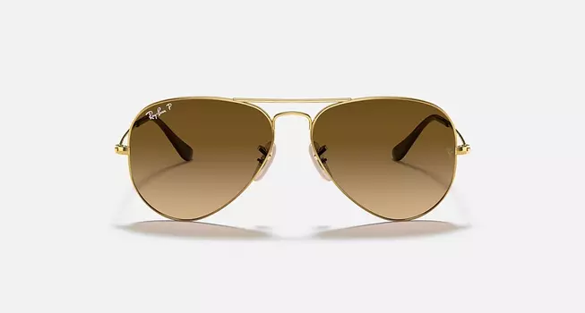 Солнцезащитные очки Ray-Ban AVIATOR GRADIENT, коричневый