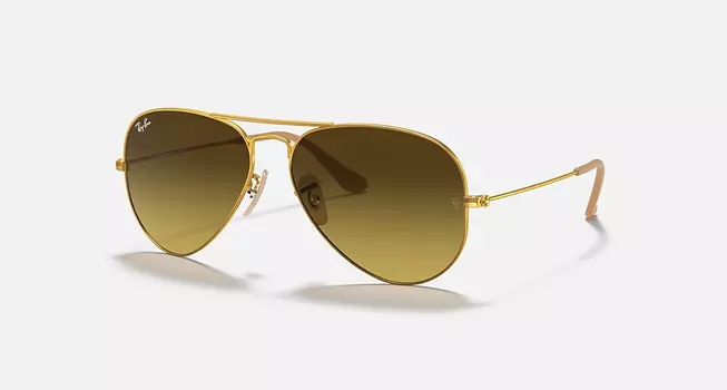Солнцезащитные очки Ray-Ban AVIATOR GRADIENT, коричневый градиент