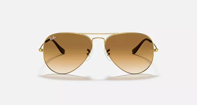 Солнцезащитные очки Ray-Ban AVIATOR GRADIENT, светло-коричневый