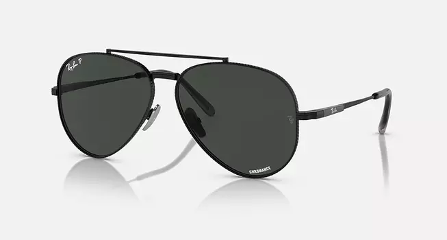 Солнцезащитные очки Ray-Ban AVIATOR II TITANIUM, темно-серый