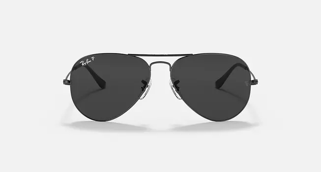 Солнцезащитные очки Ray-Ban AVIATOR TOTAL BLACK, черный