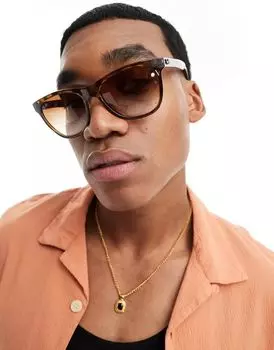 Солнцезащитные очки Ray-Ban черепаховой расцветки с градиентными линзами