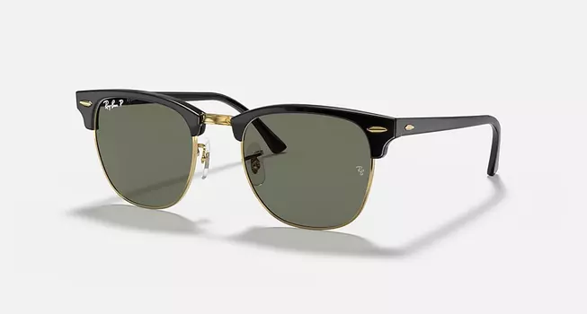 Солнцезащитные очки Ray-Ban CLUBMASTER CLASSIC, зеленый