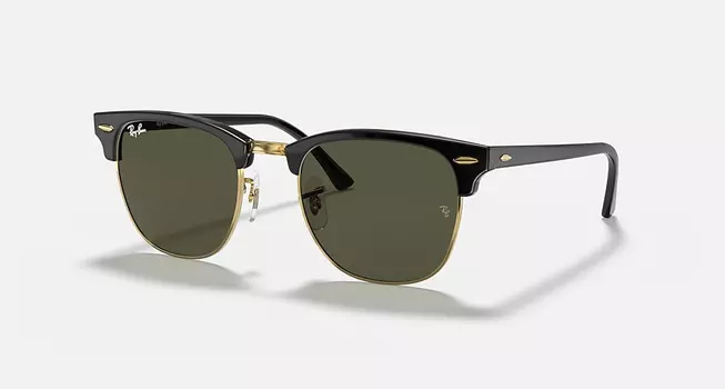 Солнцезащитные очки Ray-Ban CLUBMASTER CLASSIC, зеленый