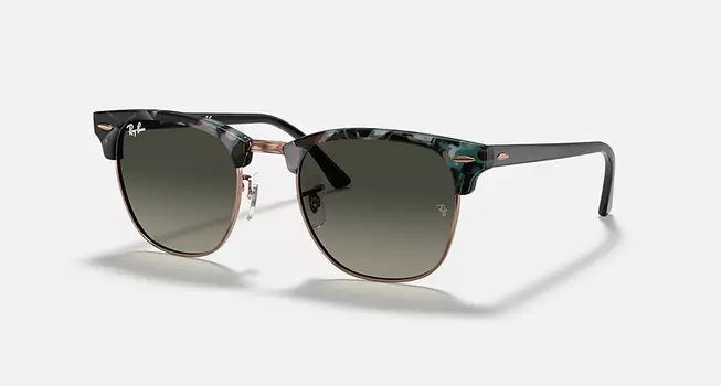 Солнцезащитные очки Ray-Ban CLUBMASTER FLECK, серый градиент
