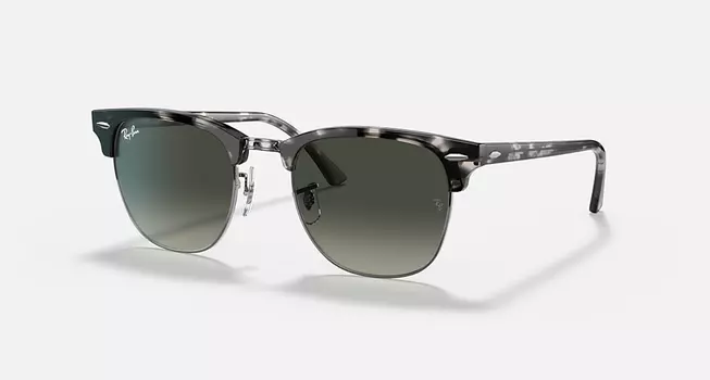 Солнцезащитные очки Ray-Ban CLUBMASTER FLECK, серый градиент