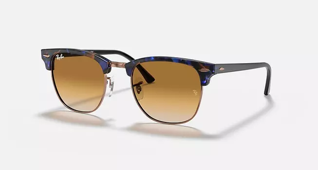 Солнцезащитные очки Ray-Ban CLUBMASTER FLECK, светло-коричневый градиент