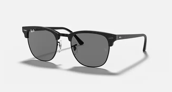 Солнцезащитные очки Ray-Ban CLUBMASTER MARBLE, темно-серый