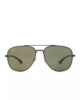 Солнцезащитные очки Ray-Ban, цвет Black & Green