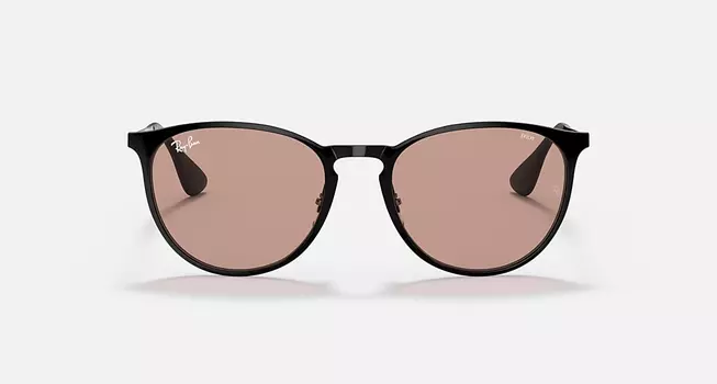 Солнцезащитные очки Ray-Ban ERIKA METAL EVOLVE, темно-коричневый