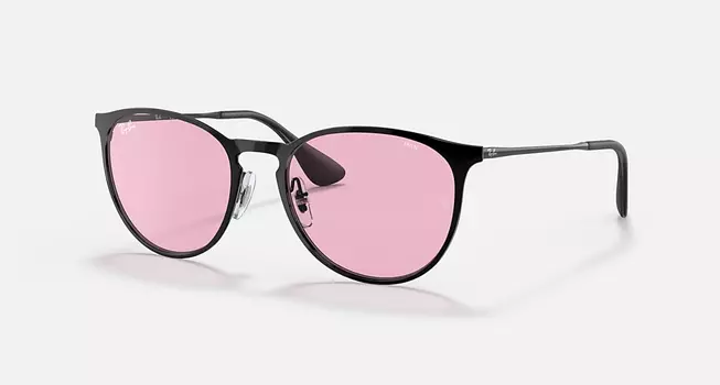 Солнцезащитные очки Ray-Ban ERIKA METAL EVOLVE, розовый/синий градиент