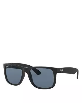 Солнцезащитные очки Ray-Ban Justin Square, 54 мм, черный