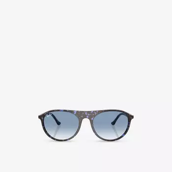 Солнцезащитные очки Ray-Ban квадратные ацетатные, синий