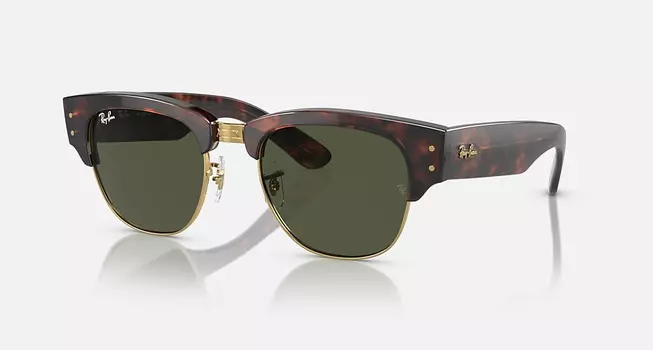 Солнцезащитные очки Ray-Ban MEGA CLUBMASTER, зеленый