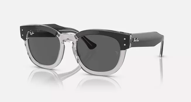 Солнцезащитные очки Ray-Ban MEGA HAWKEYE, темно-серый