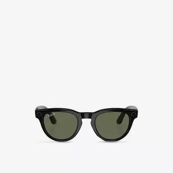 Солнцезащитные очки Ray-Ban Meta RW4009 Headliner из ацетата Ray-Ban, черный
