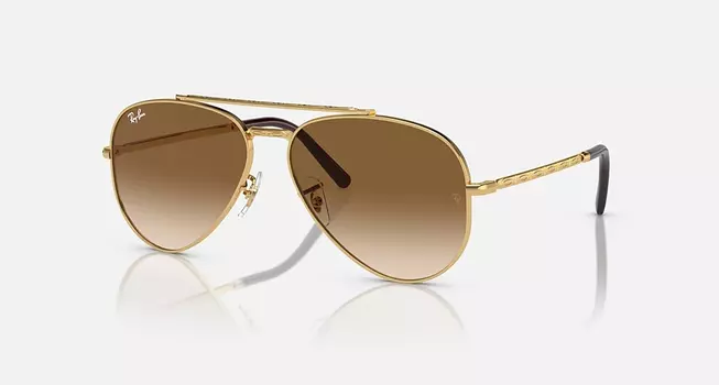 Солнцезащитные очки Ray-Ban NEW AVIATOR, светло-коричневый