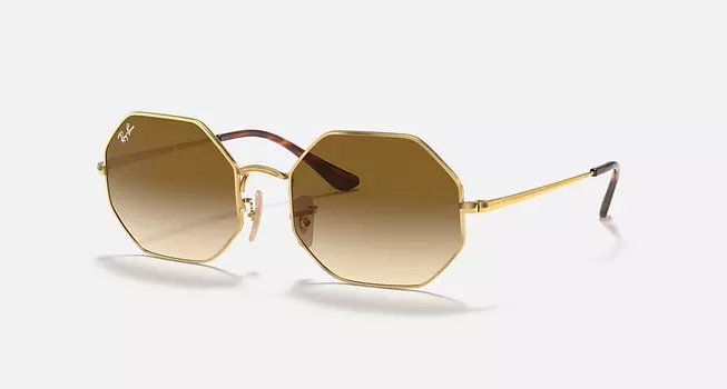 Солнцезащитные очки Ray-Ban OCTAGON 1972, светло-коричневый градиент